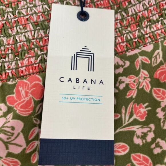 CABANA LIFE S Jetties Beach Off The Shoulder Ruffle Maxi Dress/Cover-up Size M - Picture 14 of 16